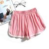 Pantalones cortos deportivos de tres puntos para mujer, pantalones de playa de verano transfronterizos, pantalones casuales para el hogar, pantalones cortos de cintura elástica para estudiantes, venta al por mayor