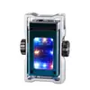 Punto de inicio X19 giroscopio de descompresión de doble arco con punta de dedo, luces coloridas, encendedor de cigarrillos de metal USB, encendedor para hombres, venta al por mayor