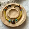 Nuevo al por mayor estilo nacional retro pulsera de cuentas nepalíes temperamento joyería nueva joyería tejida a mano con cuentas chinas