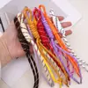 Corda de Nó Romano de Cor Monocromática de Poliéster para Guarda-chuva, Semi-Acabada, para Pulseira, Colar, Bolsa, Acessórios de Joia DIY Feitos à Mão