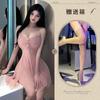 Lencería Sexy para Mujer, Tentación Apasionada, Camisola para Pecho Pequeño Ropa de Dormir, Conjunto de Camisón Puro Deseo al por Mayor 749