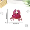 Nuevos Parches Bordados de Cangrejo y Camarón Hechos a Mano con Cuentas para Bolsas, Fundas de Teléfono, Sombreros y Accesorios de Ropa Parches DIY