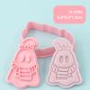 Moldes para Galletas Serie Fantasma Simulan Pequeños Fantasmas de Dibujos Animados, Moldes para Galletas con Glaseado, Herramientas de Horneado de Fondant Estéreo 3D