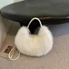 Bolsa de Peluche Mullida Otoño e Invierno para Viajes Diarios Bolsa Dumpling para Mujer Nuevo Estilo 2026 Bolso de Hombro Único Popular Moda Bolso de Mano de Gran Capacidad