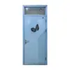 Puertas Escolares de Acero Sencillas, Puertas de Seguridad para Dormitorios, Puertas de Aula, Puertas de Proyecto con Diseño de Ventana Visual, Resistentes y Duraderas