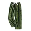 Pantalones de pijama de algodón y seda de verano nuevos 26 años 45 unidades, Pantalones anchos de nueve puntos para mujer, Pantalones finos de talla grande holgados para aire acondicionado, Pantalones de playa