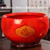 Adornos de Cornucopia Cerámica Jingdezhen Sala de Estar Entrada Acuario Decoración para Atraer Riqueza y Tesoro, Regalos de Inauguración de Casa y Apertura