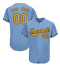 Traje de Béisbol Americano de Verano para Hombre 2024 Estampado Digital 3D Cárdigan sin Cuello Camisa de Manga Corta Jersey Casual con Botones