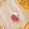 Acessórios de brocado estilo Song chinês, pingente do signo Coelho, colar cultural e criativo feito à mão DIY, decoração para carro e bolsa, atacado