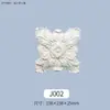 El Fabricante de Origen Suministra Flores Talladas de PU, Flores Decorativas de PU Estilo Europeo, Flores de Pared, Decoraciones para Paredes de Techo, Bases Cuadradas y Redondas Personalizables
