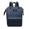 Nuevo clip de alambre grande estilo japonés bolso de mujer mochila escolar para estudiantes mochila de lona color sólido fabricante impresión de LOGO