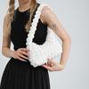 Llegada Nueva 2024 Estilo Occidental Nubes de Verano Bolso para Mujer Estilo Coreano Moderno Cuadros Plisado Bolso de Mano Hombro Único Burbuja Bolso para Mujer