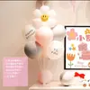 Decoraciones de Globos Flotantes de Mesa y Piso con Tema de Cumpleaños Feliz Cumpleaños para la Fiesta de Primer Cumpleaños de Niños, Decoraciones Brillantes