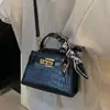 Bolso de Mano Kelly Nuevo Primavera 2025 Bolso de Cinta de Cocodrilo de Alta Calidad Bolso de Hombro Único Cruzado Elegante