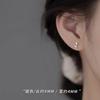 Pendientes de tulipán con aguja de plata de ley 925, estilo nicho femenino, de gran sentido, nuevos y populares pendientes de verano 2024.