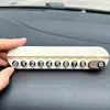 Morango Urso Carro Estacionamento Temporário Número Placa Feminino Bonito Telefone Móvel Placa Decoração Do Carro