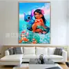 Amazon Supply Pintura de diamante 5d serie de anime Pintura decorativa para sala de estar nuevo bordado completo de diamante fábrica al por mayor