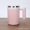 Taza mezcladora automática de acero inoxidable, taza magnética perezosa, taza magnética automática, taza de café portátil, taza imprimible