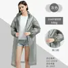 Impermeable Largo, Impermeable con Cordón a Prueba de Viento, Impermeable Abierto a Prueba de Lluvia para Todo el Cuerpo, Impermeable Transparente Engrosado para Adultos y Niños