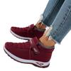 Zapatos de Algodón Personalizados para Mujer, Nuevo Estilo de Invierno, Forrados de Felpa y Engrosados, Botas de Nieve Estilo Pareja, Botas Cortas Cálidas para Caminar al Aire Libre para Mujer