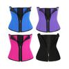 Cinturón corsé de goma para comercio exterior transfronterizo, cinturón deportivo de fitness europeo y americano, cinturón con cremallera de tres senos, cinturón abdominal