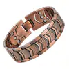 Item Quente TK Fivela de Pulseira de Relógio Escudo de Cobre Vermelho Antigo Pulseira Magnética Moda Retrô Masculina Versão Larga Padrão de Escama de Peixe Pulseira de Pulso Ornamento de Pulso