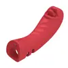 Funda vibratoria sensorial para el dedo para mujeres, dirigida directamente al punto G, con función de masaje calefactor, para el juego previo y el clímax de parejas