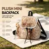 Mochila transfronteriza nueva y esponjosa para estudiantes, con cierre de cordón, solapa magnética, diseño moderno y minimalista, y gran capacidad