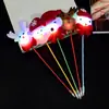 Gorro de Navidad niños astas regalo Colgante de árbol de Navidad Diadema luminosa Diadema de Navidad Decoraciones de Navidad