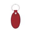 Chaveiro de Couro Europeu e Americano DIY Laser Couro Chaveiro Dupla Face Couro Metal Chaveiro Pingente Presente