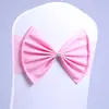 Novo laço grande elástico para encosto de cadeira Flor adereços de casamento laço flor de encosto de cadeira moda fábrica de flores vendas diretas