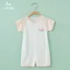 Mameluco para Bebé Mono para Recién Nacido Verano Delgado de Manga Corta Ropa Mameluco Atuendo de Verano para Bebé Mameluco de Seda de Hielo sin Costuras