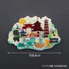 Adesivos de geladeira de Xangai Pérola Oriental Bund metal Yangzhou criativo criativo adesivos magnéticos de texto presente talão de ingresso da cidade