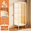 Armário Artesanal Vitrine de Vidro Armário de Dor com Fechadura e Porta Estante à Prova de Poeira Modelo Transparente Armário de Armazenamento Rack de Armazenamento de Brinquedos
