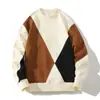 Primavera 2024 nueva marca de moda suéter de cuello redondo para hombre marca de moda casual para hombre camisa de manga larga básica top