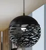 Lustre Moderno de Lava para Sala de Jantar Sala de Estar Designer Europeu Villa Teto Alto Loft Personalizado Duplex Escada Lustre de Ferro