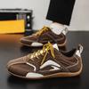 Zapatos de Entrenamiento Alemanes Otoño e Invierno Nuevos Zapatos de Hombre Moda Tenis de Caña Baja Resistentes al Desgaste con Cordones Zapatos Planos Casuales Retro para Hombre