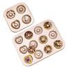 4 peças 12 peças 4 peças flor vários formatos antiaderente forma de donut forma de donut 4 peças 12 peças assadeira de bolo