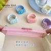 Elásticos de Cabelo Infantis em Formato de Peixe Coloridos, Elásticos de Cabelo de Alta Elasticidade, Cordas de Cabelo Macias e Não Danificam