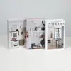 Decoración del hogar minimalista nórdico libros falsos para casas modelo, hoteles, villas, mesas de centro y decoraciones de exhibición