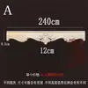 Talla de madera de Dongyang estilo europeo madera maciza tablero de falda de gabinete superior tira decorativa patrón de relieve tridimensional tablero decorativo de armario en stock