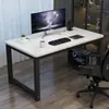 Mesa rectangular para computadora de escritorio, escritorio para oficina en casa, escritorio para estudiante, mesa de estudio, escritorio simple, mesa pequeña para dormitorio