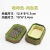 Caixa de Joias Brocado de Canção Relíquias Culturais Vintage Cerâmica de Jade Caixa de Embalagem para Joias Venda Direta com Tampa Caixa para Pulseira e Pingente