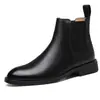 Botines Chelsea para Hombre Otoño e Invierno Botas de Hombre Punta Fina Botas Británicas Cuero Nobuck para Hombre Botas Altas Cortas Dropshipping