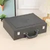 Caja de Entrega Inmobiliaria de Cuero Personalizada con Llavero Almacenamiento de Documentos Maleta de Información de Entrega Inmobiliaria con Logo Imprimible