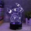 Venta al por mayor de fábrica caricatura nuevo bikachu combinación 3d luz nocturna linterna de celebridad de internet LED colorido lámpara de mesa creativa