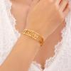 Pulsera Transfronteriza Acero Inoxidable Hueca Nudo Celta Irlandés Hueca Pulsera Simple para Mujer de Alta Gama Pulsera Abierta