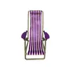 6 Pontos Casa de Boneca Dobrável Lona Listrada Cadeira Brinquedo Casa de Brincar Cadeira de Tecido Cadeira de Dormir Cadeira de Praia Lazer 36g