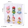 6 Cajas de Almacenamiento Acrílico Transparente Almacenamiento de Juguetes Lego Vitrina para Muñecas Caja Ciega Bubble Mart al por Mayor