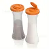 Venta Caliente Transfronteriza de Amazon Botella Aspersora de 2 Piezas Botella de Plástico para Condimentos Aspersor de Polvo Botella para Especias Pimienta